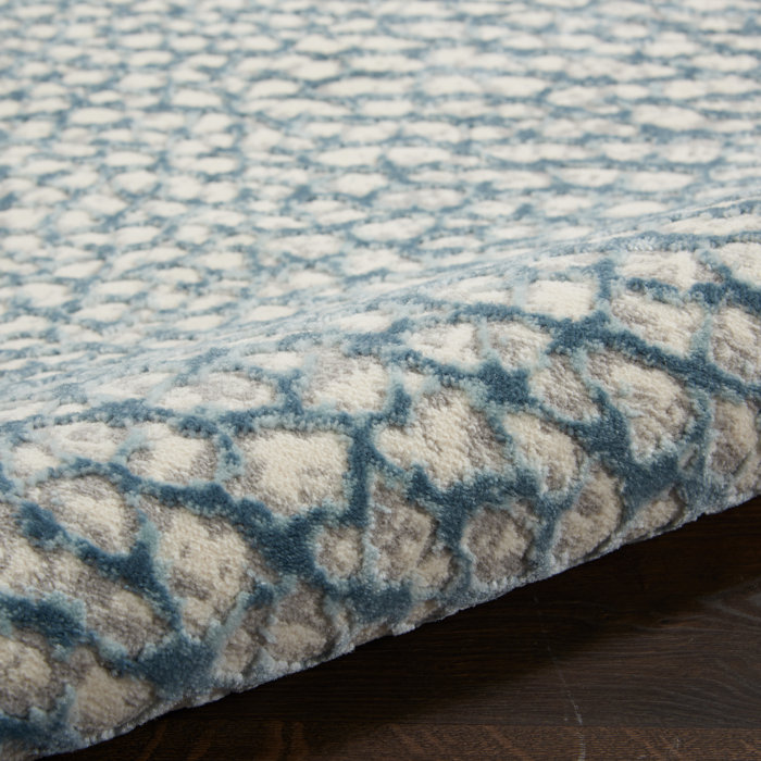 InspireMeHomeDécor Joli Ivory/Blue/Beige Rug & Reviews Wayfair